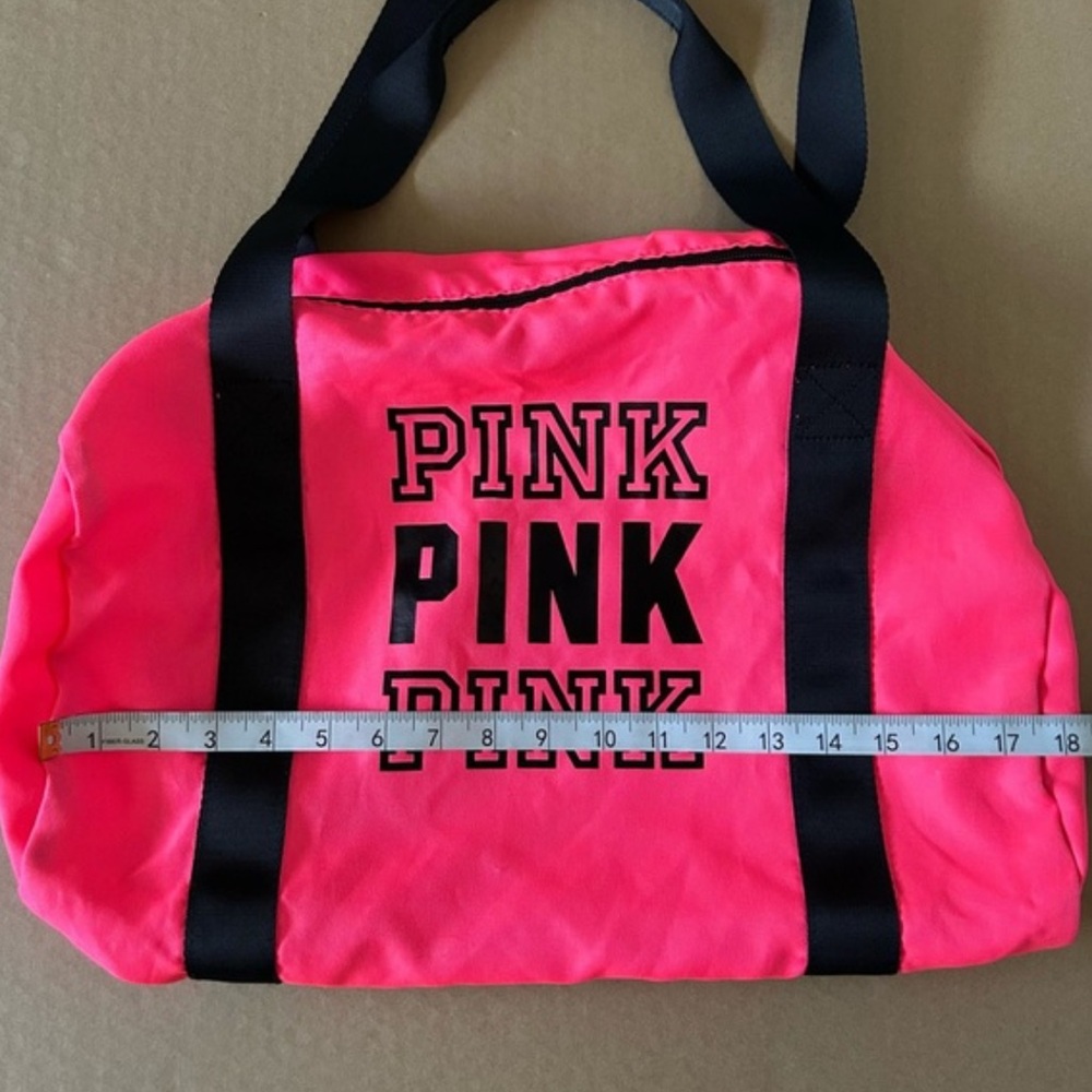 Victoria's Secret PINK Y2K Neon Pink Duffle Bag 💖 - Picture 8 of 9